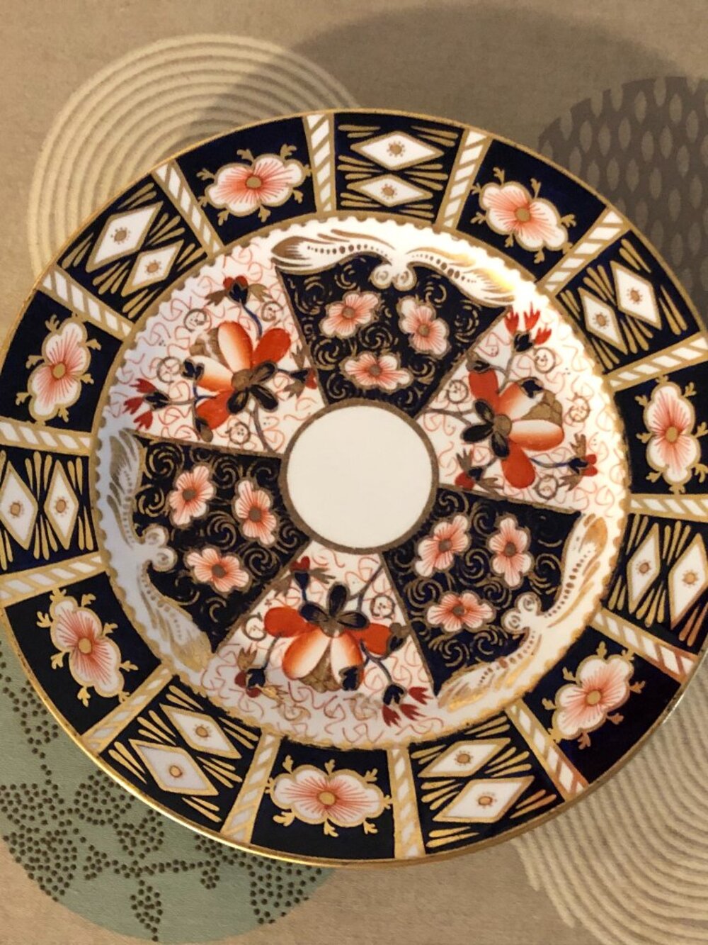 ROYAL CROWN DERBY IMARI PATTERN #2451 -- MADE FOR TIFFANY'S NYC!